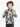 Boy's Green Multi Shirt - EBTS5-27577-2P