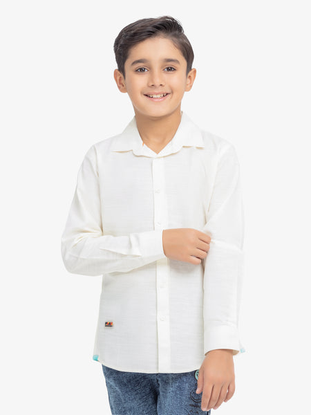 Boy's Cream Shirt - EBTS24-27570