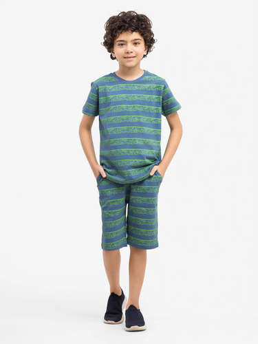 Boy's Ocean Blue Co Ord Set - EBTCS5-021