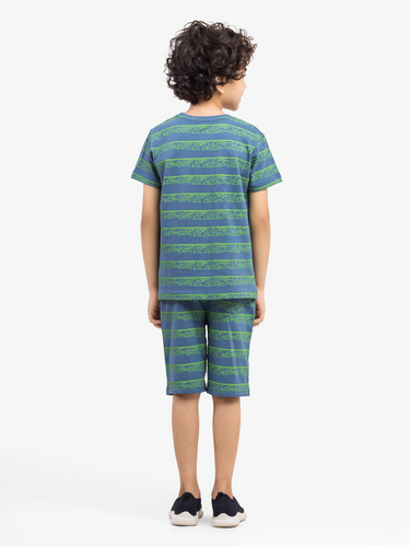 Boy's Ocean Blue Co Ord Set - EBTCS5-021