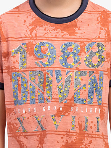 Boy's Light Coral T-Shirt - EBTTS5-003