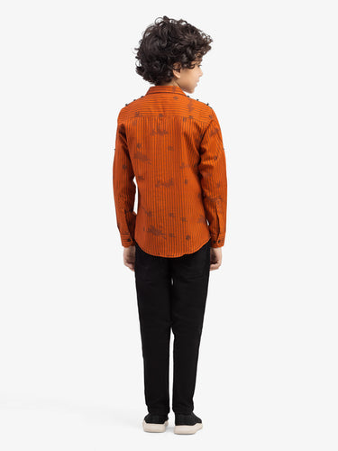 Boy's Orange Shirt - EBTS5-27608