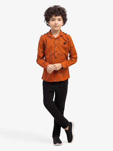 Boy's Orange Shirt - EBTS5-27608