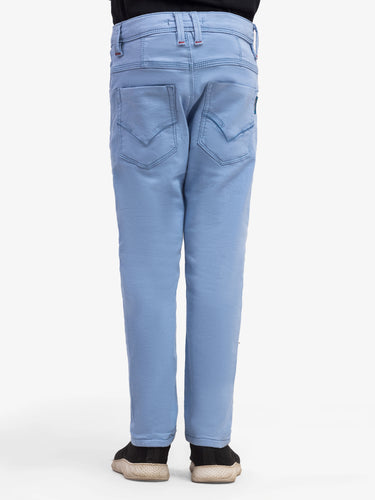Boy's Light Blue Chino Pant - EBBCP5-003