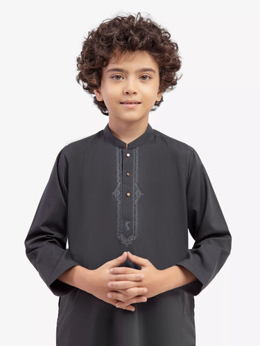Boy's Teal Green Kurta Shalwar - EBTKS5-4046