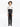 Boy's White & Black Shirt - EBTS5-27575
