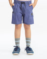 Boy's Mid Blue Shorts - EBBSW23-003