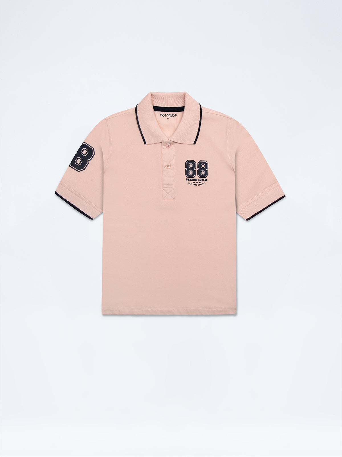 edenrobe Boy's Light Pink Polo Shirt EBTPS24-024 – edenrobe Pakistan