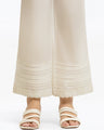 Women's White Trouser - EWBEB24-76567