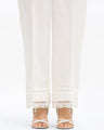 Women's White Trouser - EWBEB24-76573