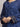 Unstitched Navy Blue Printed Cambric 3 Piece - EWU24M2-024