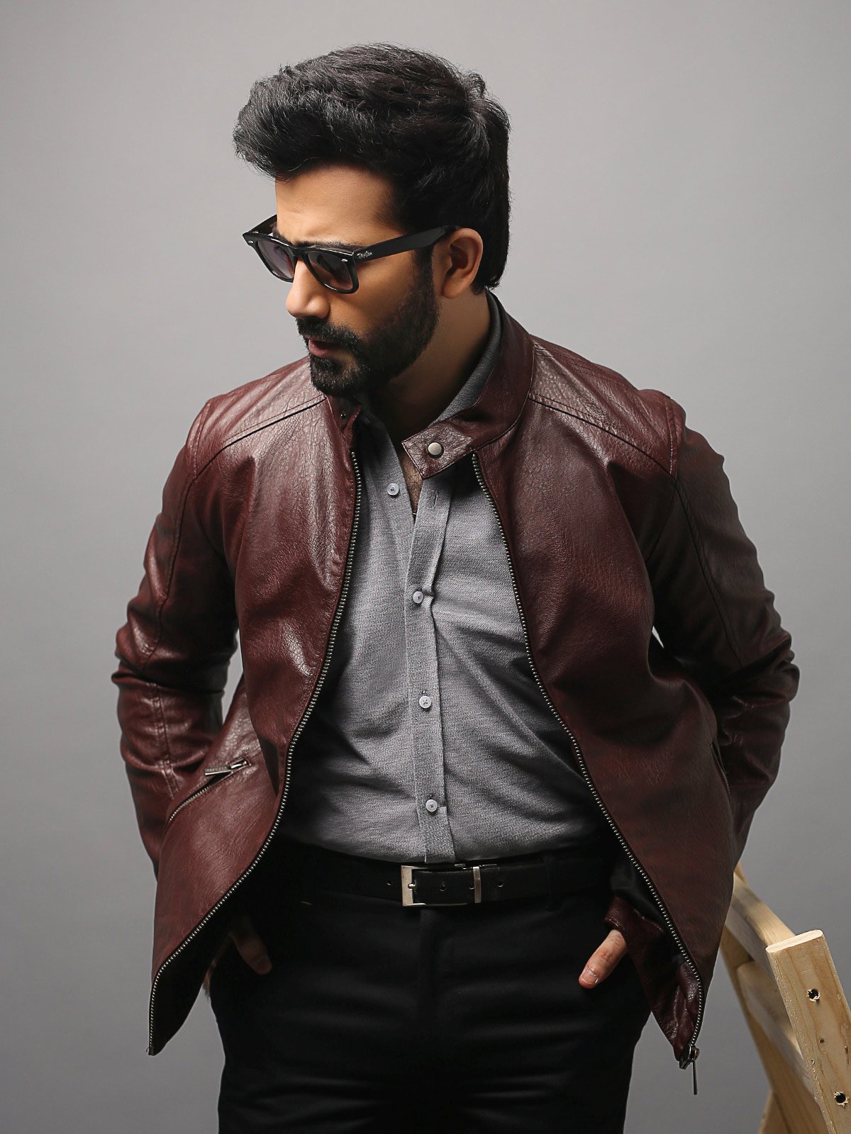 Edenrobe leather sales jacket