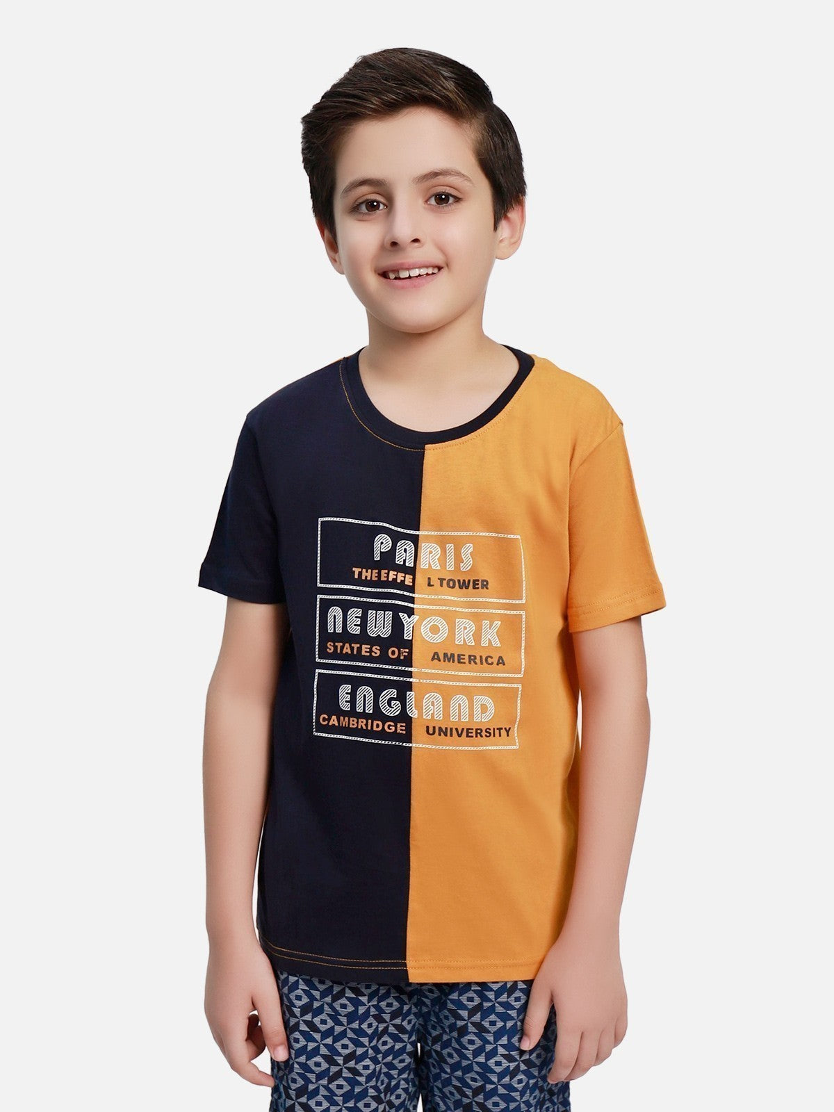 Boy's Mustard T-Shirt - EBTTS20-028