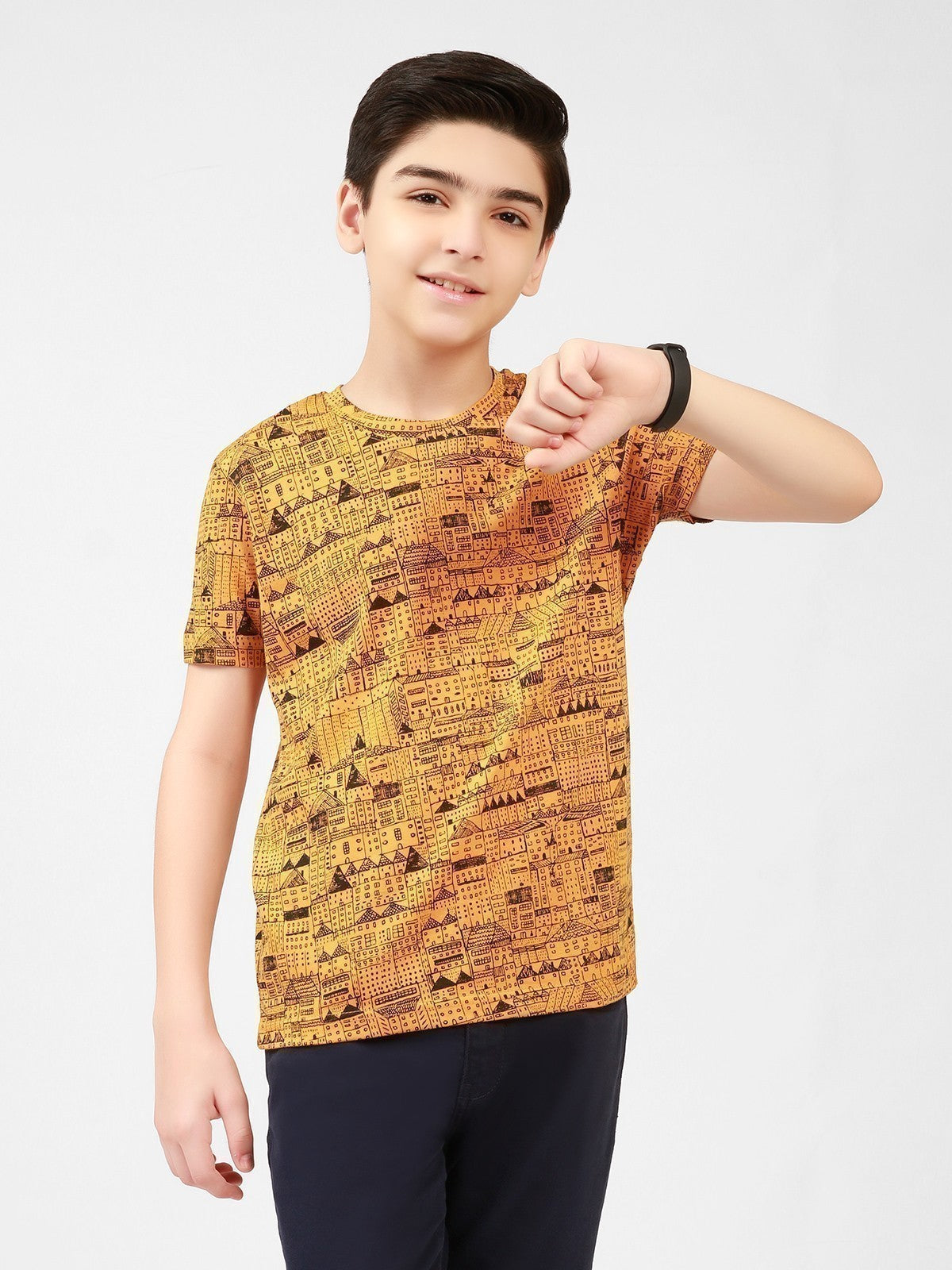 Boy's Yellow T-Shirt - EBTTS21-008