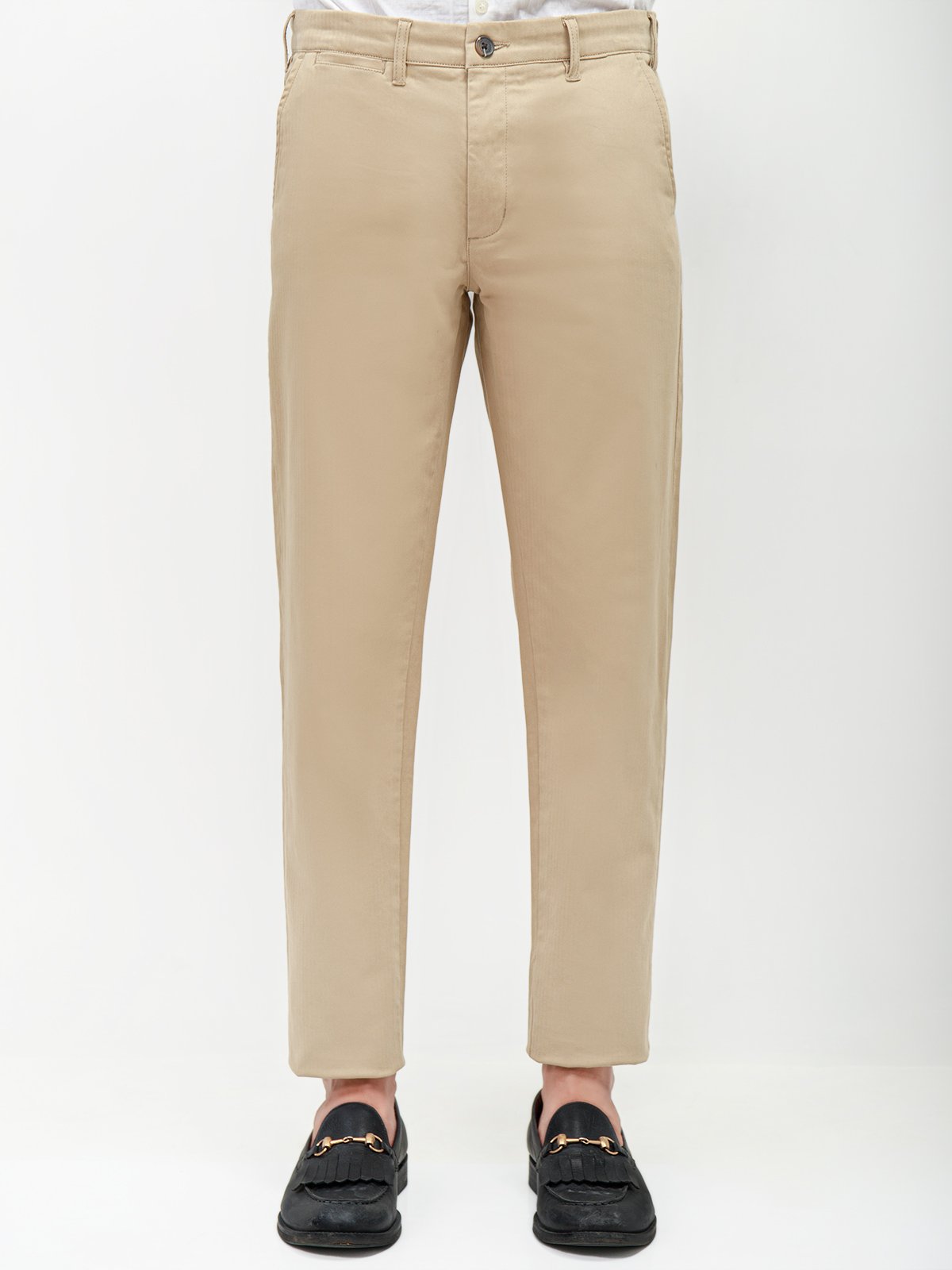 Men's Beige Chino Pant - EMBCP21-008