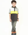 Boy's Charcoal & Heather Grey Polo Shirt - EBTPS22-035
