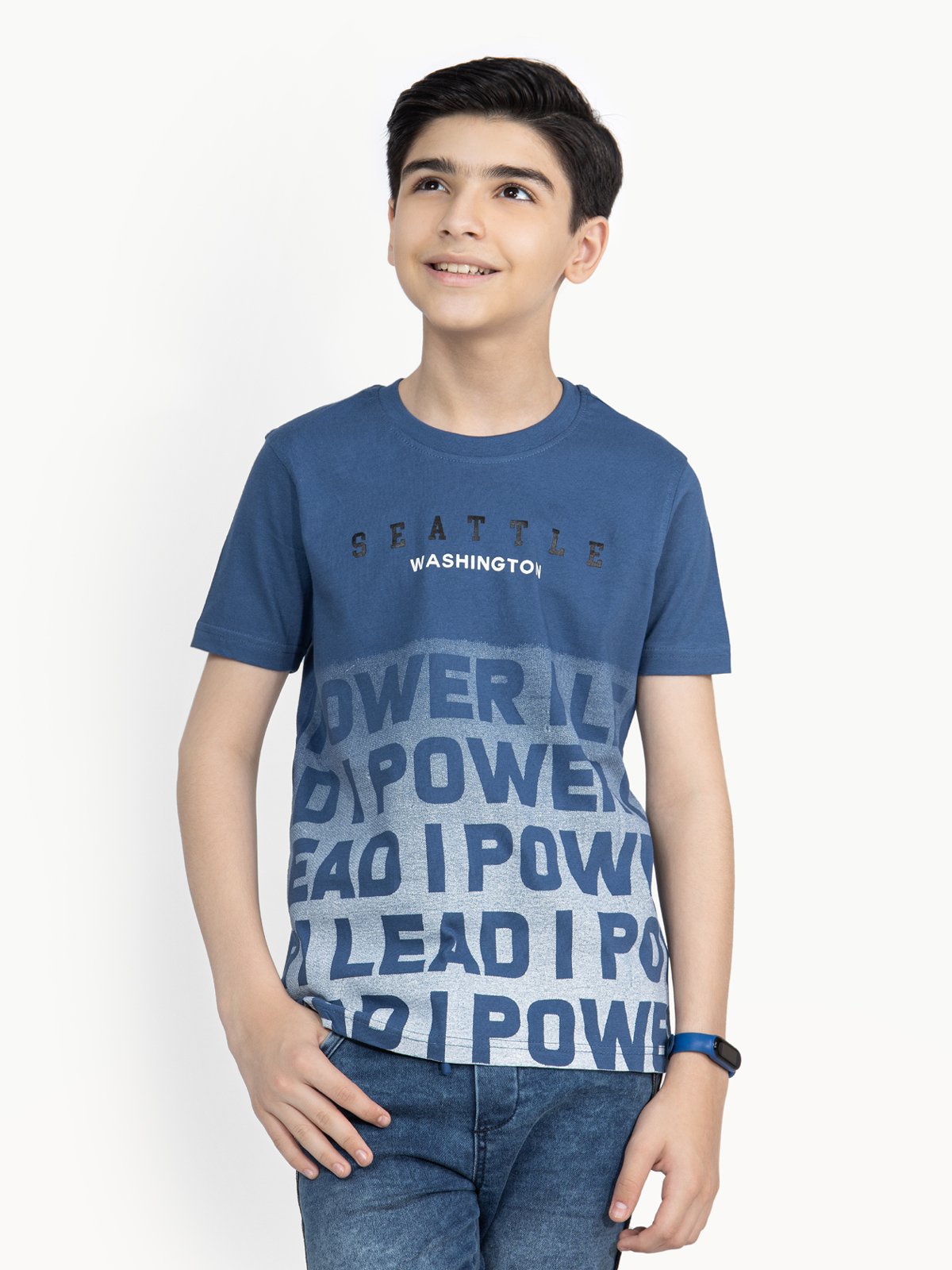 Boy's Navy T-Shirt - EBTTS21-037
