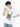 Boy's White T-Shirt - EBTTS22-023