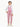 Girl's Pink & White Dungaree - EGTDK22-002