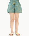 Girl's Mid Blue Shorts - EGBS21-004