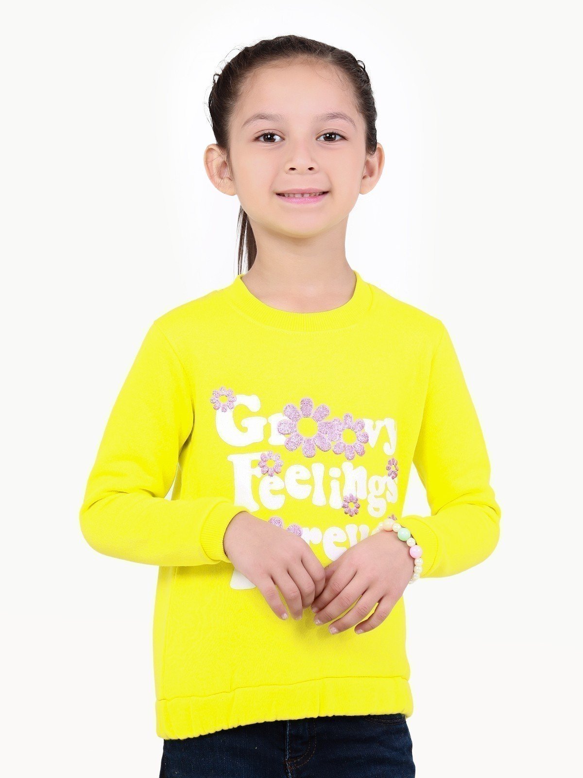 Girl's Lemon Sweatshirt - EGTSS22-002