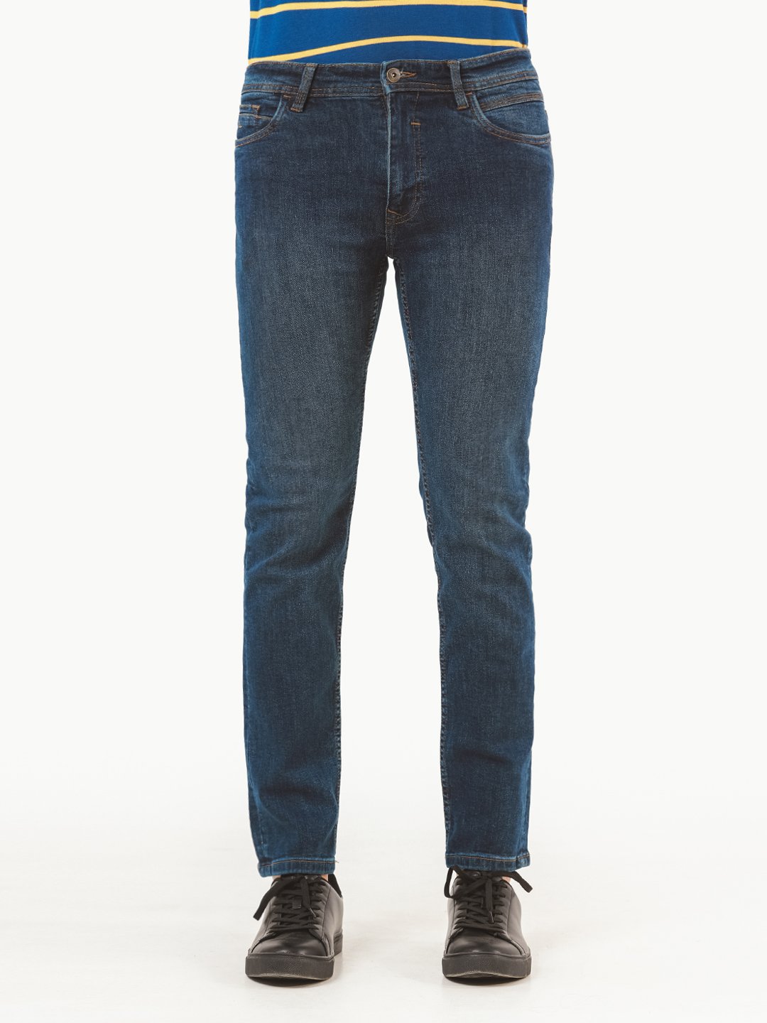 Men's Mid Blue Jeans - EMBPD22-002