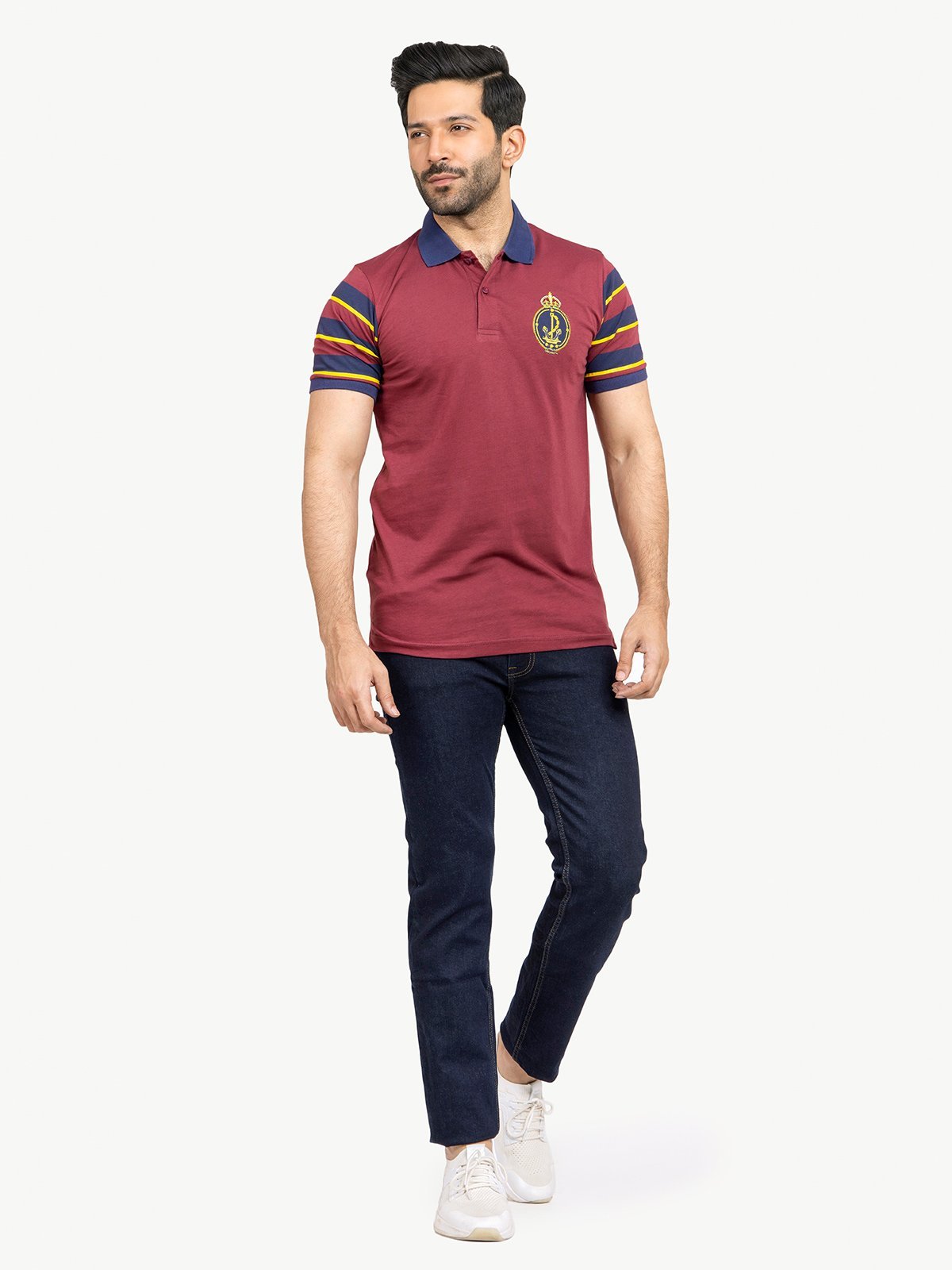 Men's Red Polo Shirt - EMTPS21-022