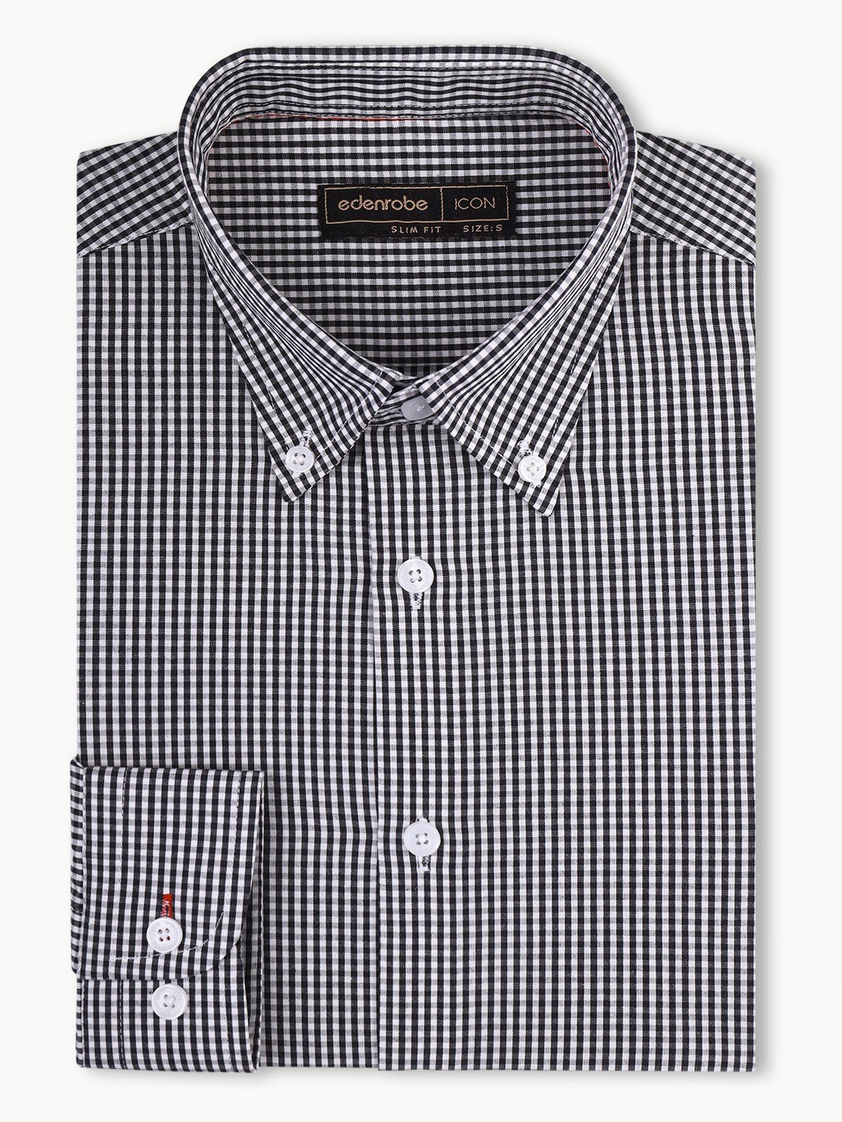 Men's Black & White Shirt - EMTSI22-50262