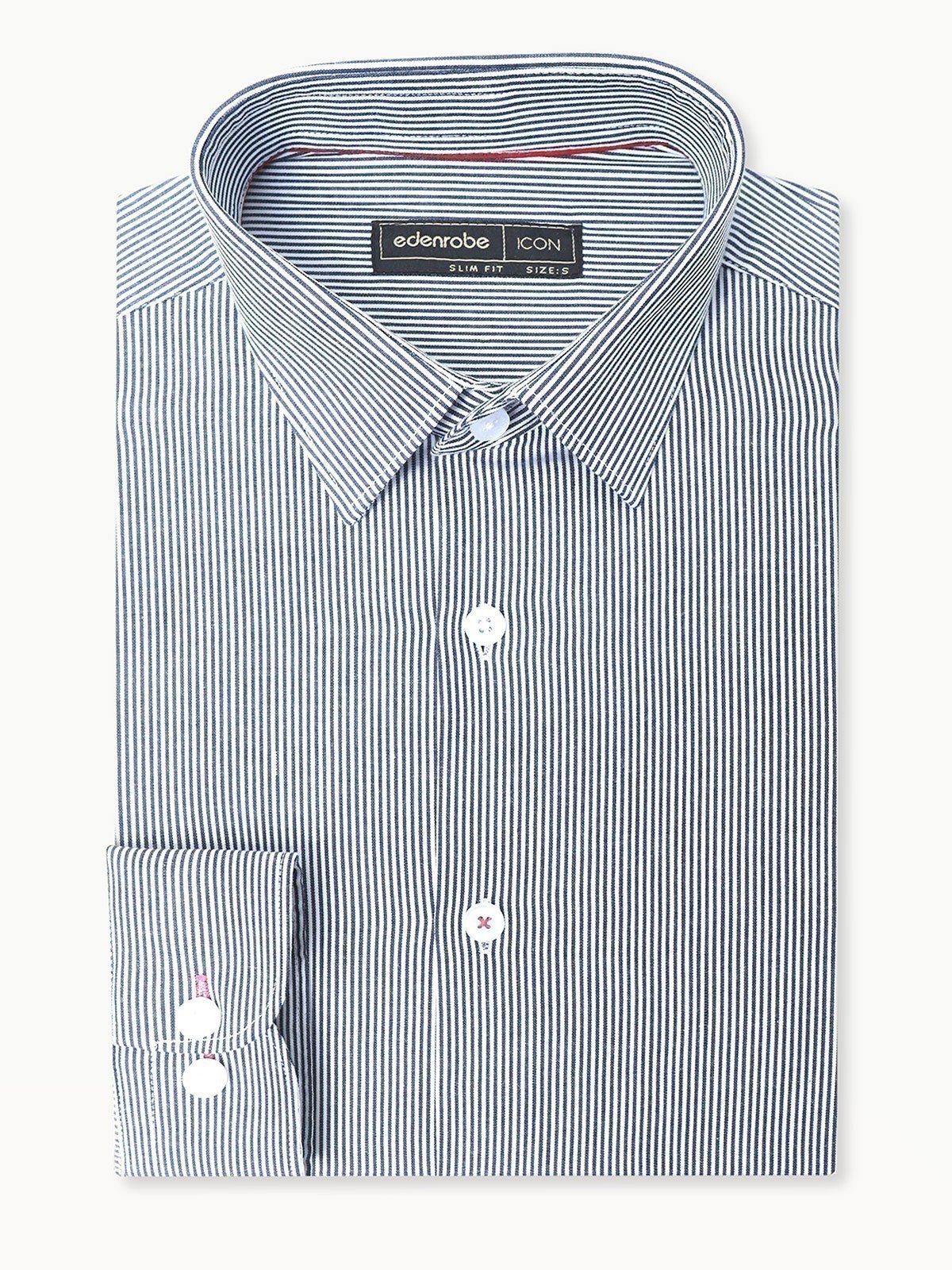 Men's White & Grey Shirt - EMTSI22-50269
