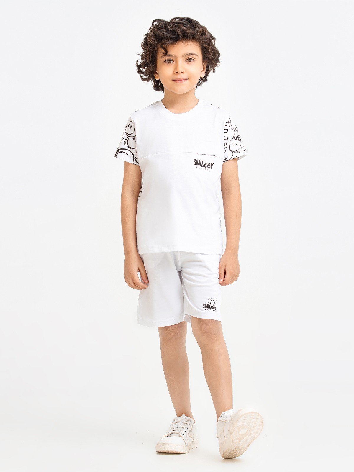 Boy's White Co-Ord Sets - EBTCS23-004