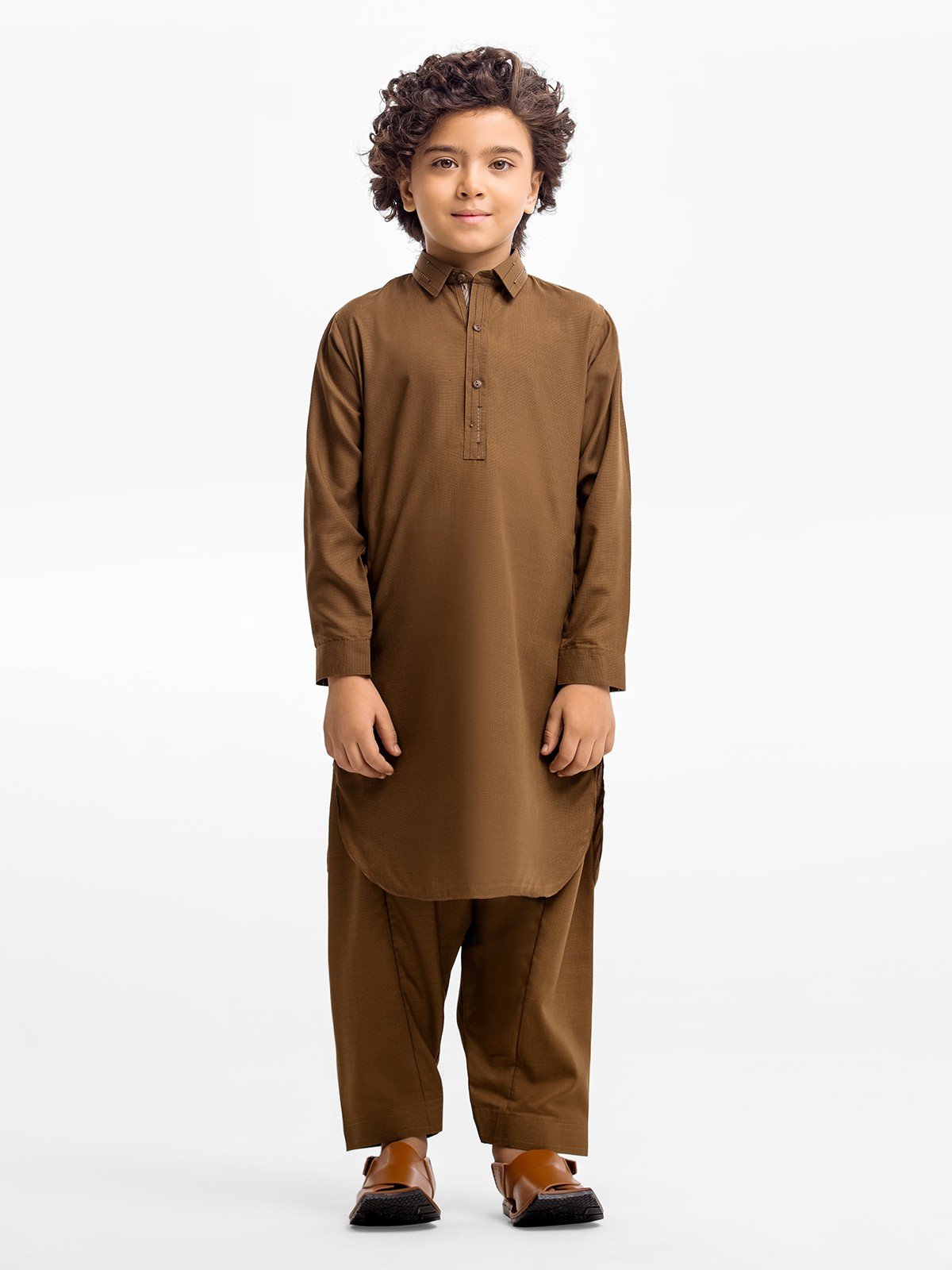 Boy's Mehndi Kurta Shalwar - EBTKS23-3904
