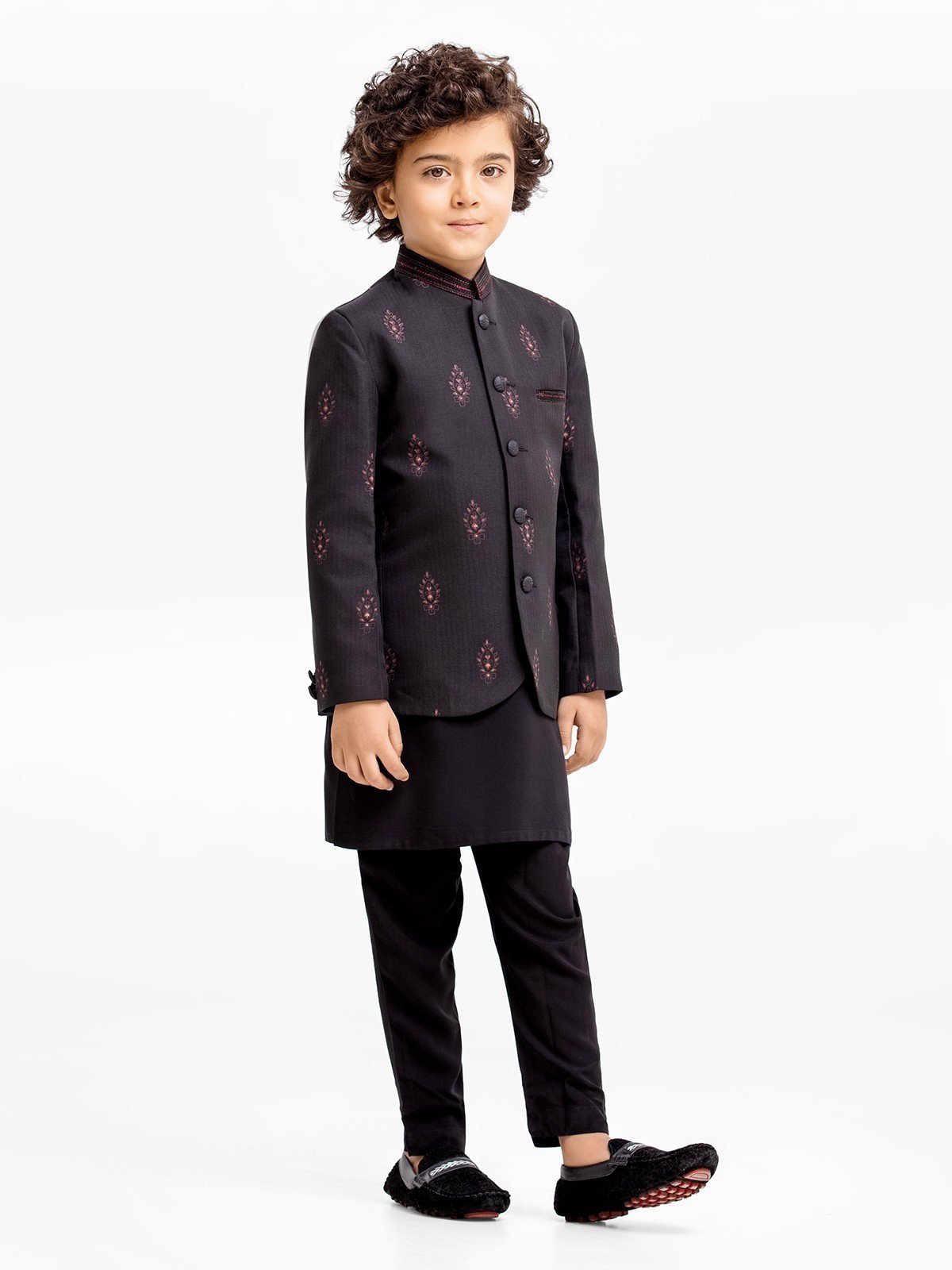 Boy's Black Prince Suit - EBTPCS22-005