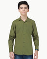 Boy's Olive Shirt - EBTS22-27437