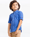 Boy's Royal Blue Shirt - EBTS23-27467