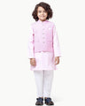 Boy's Pink Waist Coat Suit - EBTWCSC22-019