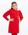 Girl's Red Co-Ord Sets - EGTCS23W-011