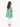 Girl's White & Green Cambric Kurti - EGTKE23-70588