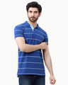 Men's Cobalt Blue Polo Shirt - EMTPS22-016