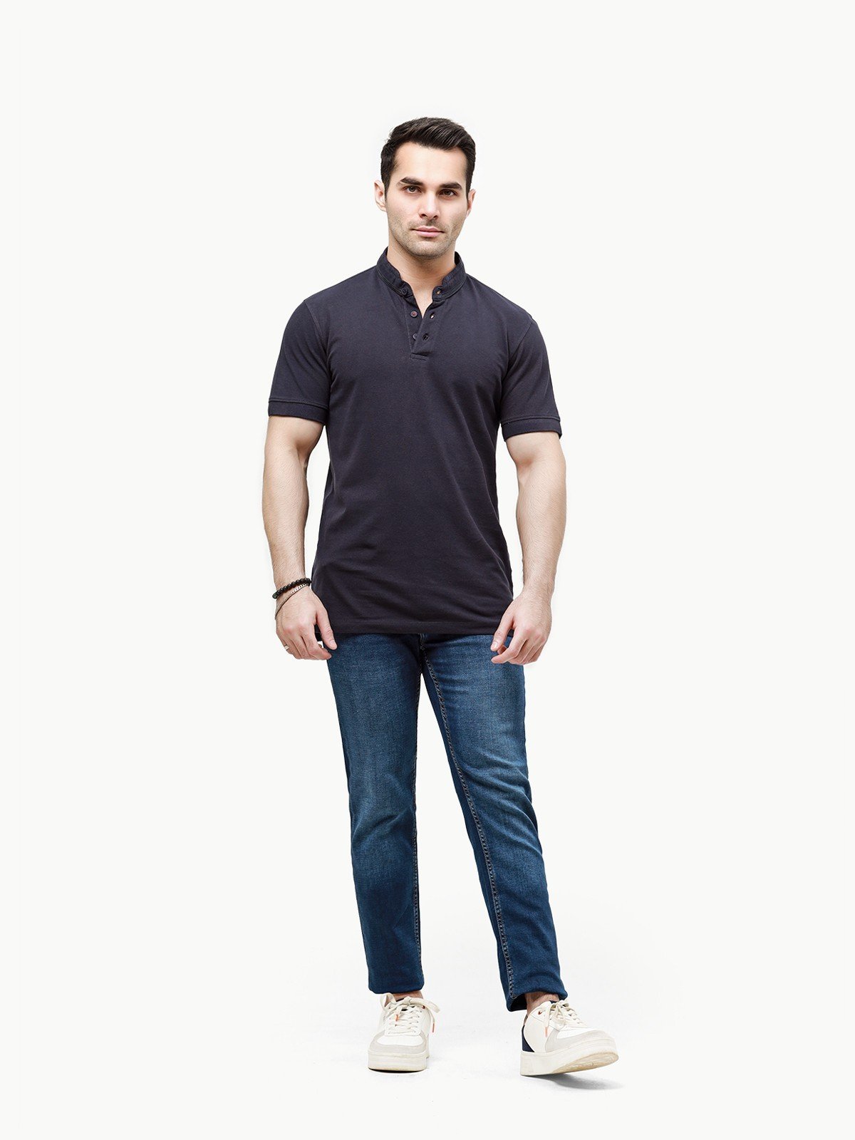 Men's Navy Polo Shirt - EMTPS23-019