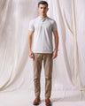 Men's Light Grey Polo Shirt - EMTPS23-043