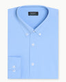 Men's Blue Shirt Plain - EMTSB23-156