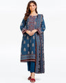 Pret 3Pc Embroidered Khaddar Suit - EWTKE23-68650-3P
