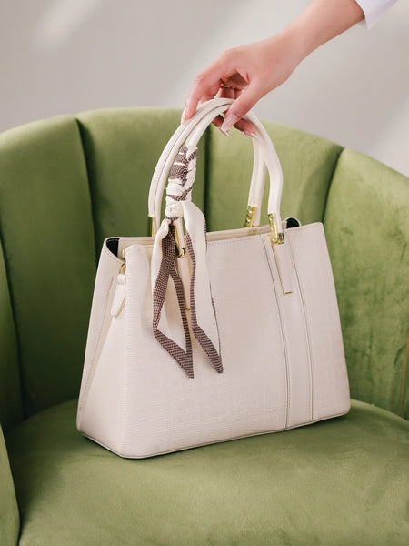 Off White Hand Bag - EAWHB5-016