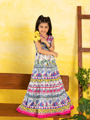 Girl's Multi Frock - EGTF5-70996