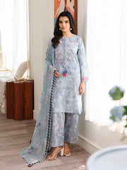 Pret 3Pc Printed Lawn Suit - EWTKP5-81997-3P