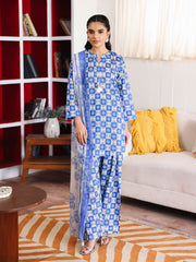 Pret 3Pc Printed Lawn Suit - EWTKP5-81991-3P