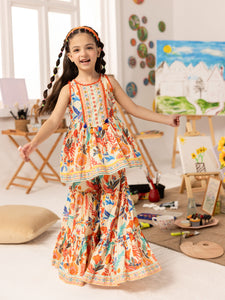 Girl's Cream Multi Pret - EGTKP5-70989ST