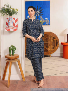 Pret 2Pc Printed Lawn Shirt Trouser - EWTKP5-81884ST