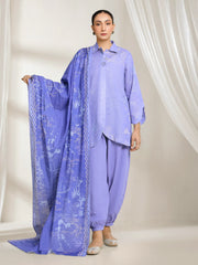 Printed Khaddar Suit - EWU6A3-37114-3P
