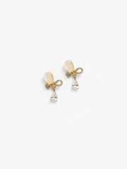 Gold Infinity Loop Earrings - EAWE6-011